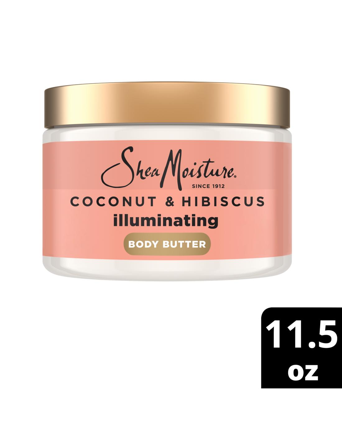 Shea Moisture Illuminating Body Butter - Coconut & Hibiscus; image 4 of 7