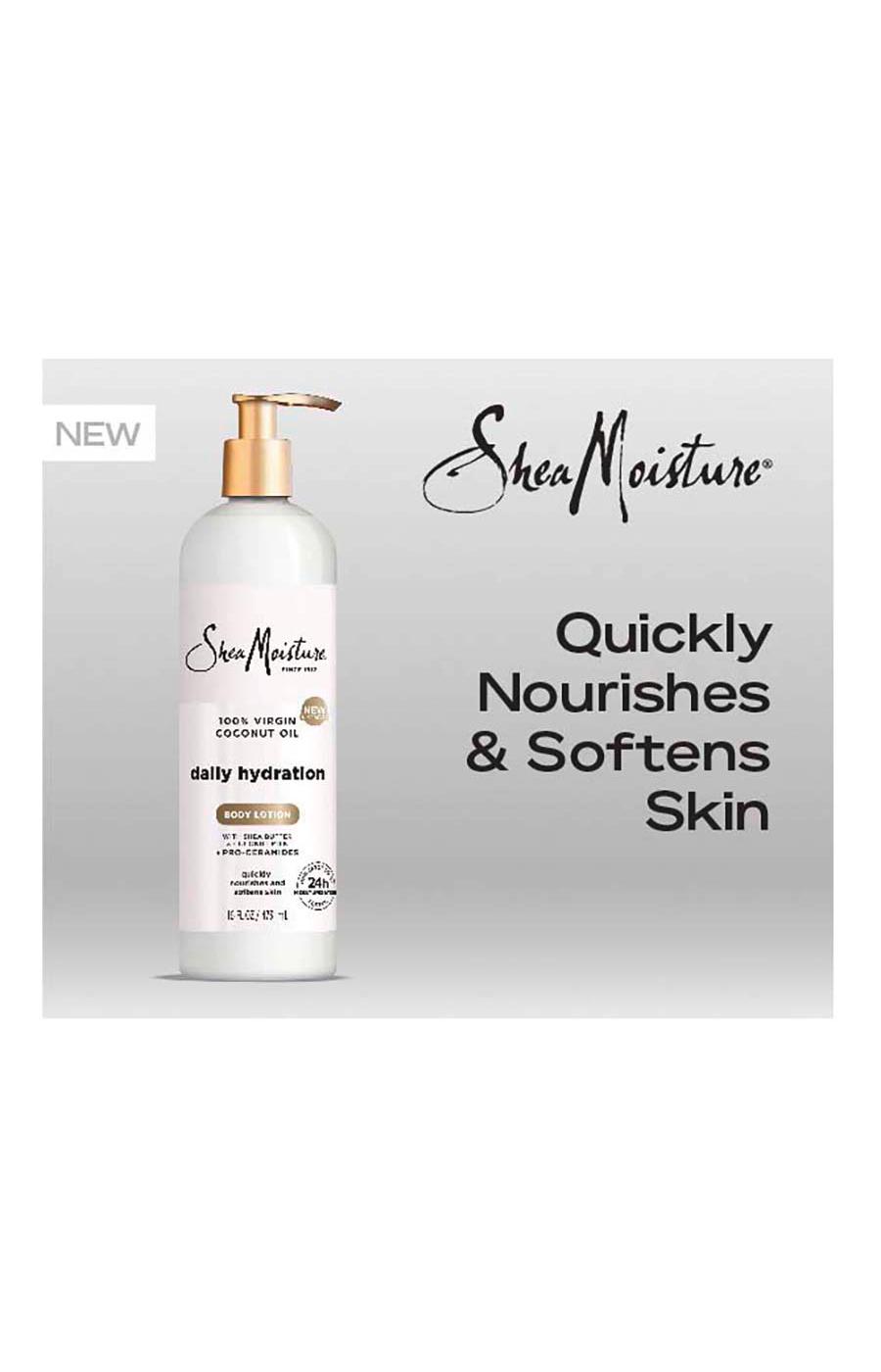 Shea Moisture 100% Virgin Coconut Oil Daily Hydration Body Lotion; image 6 of 7