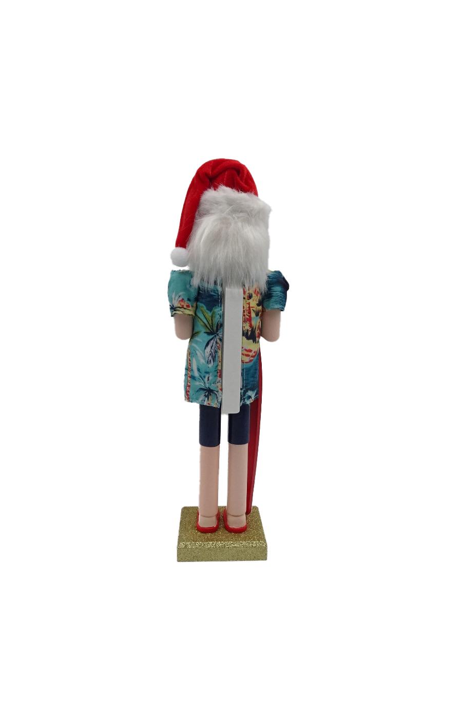 Destination Holiday Surfer Santa Christmas Nutcracker; image 2 of 2