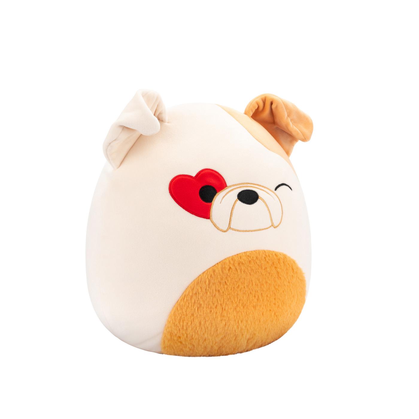 Squishmallows Bulldog Valentine's Plush; image 3 of 3