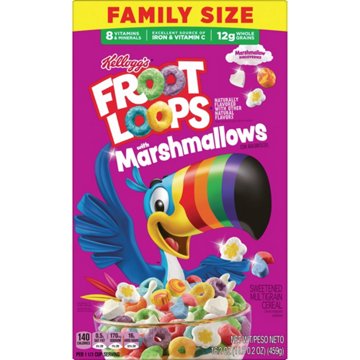 Kellogg's Froot Loops Original with Marshmallows Cereal, 16.2 oz