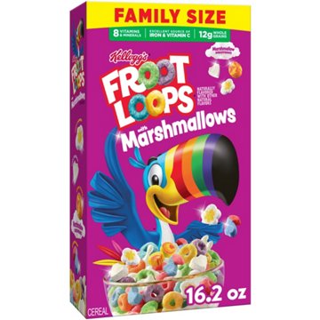Kellogg's Froot Loops Original with Marshmallows Cereal, 16.2 oz