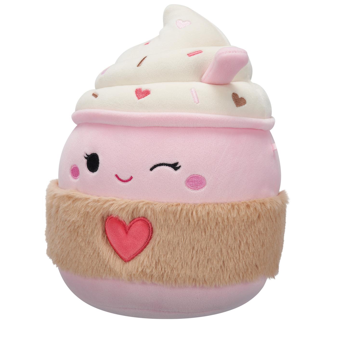 Squishmallows Pink Drink Valentine's Plush; image 2 of 4