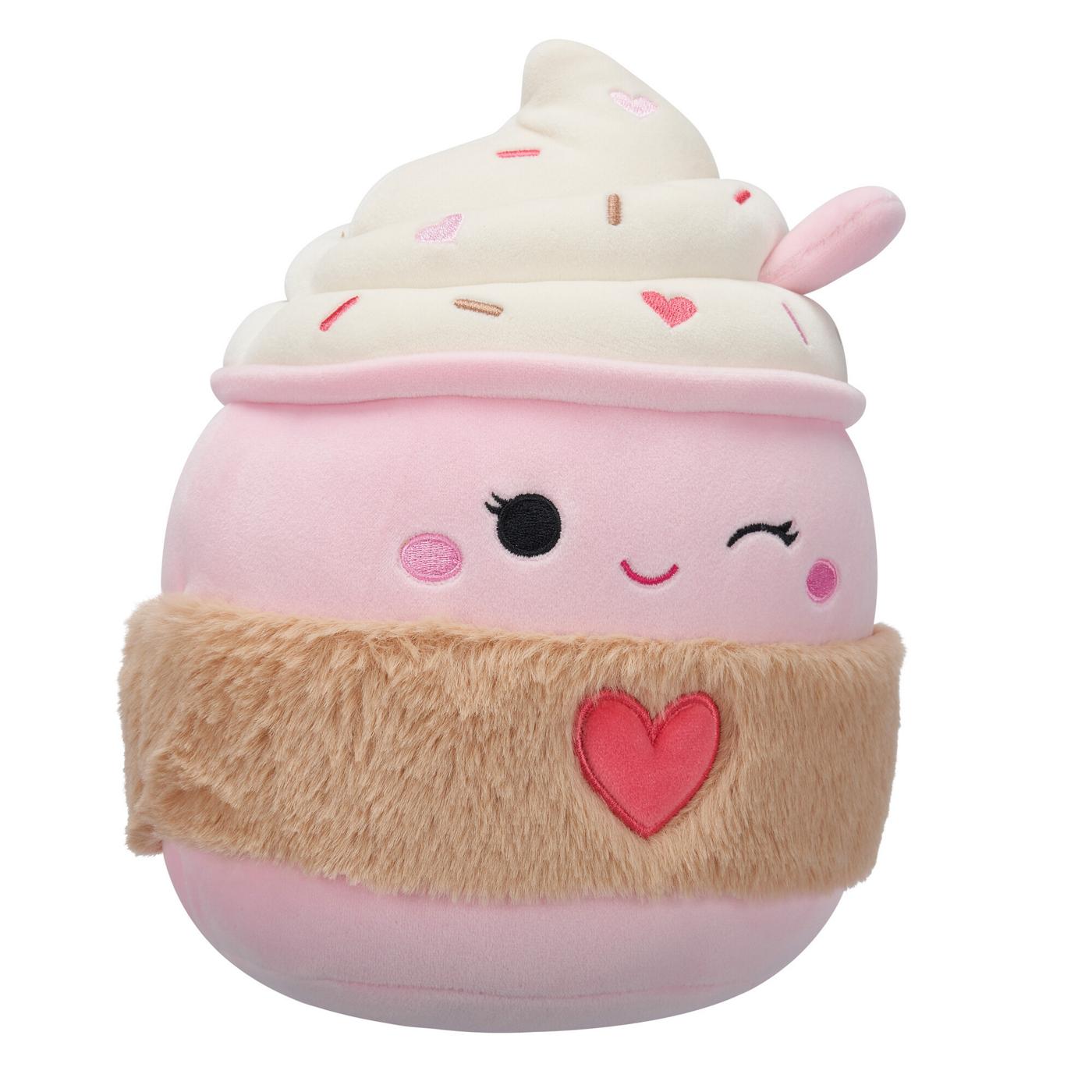 Squishmallows Pink Drink Valentine's Plush; image 3 of 4