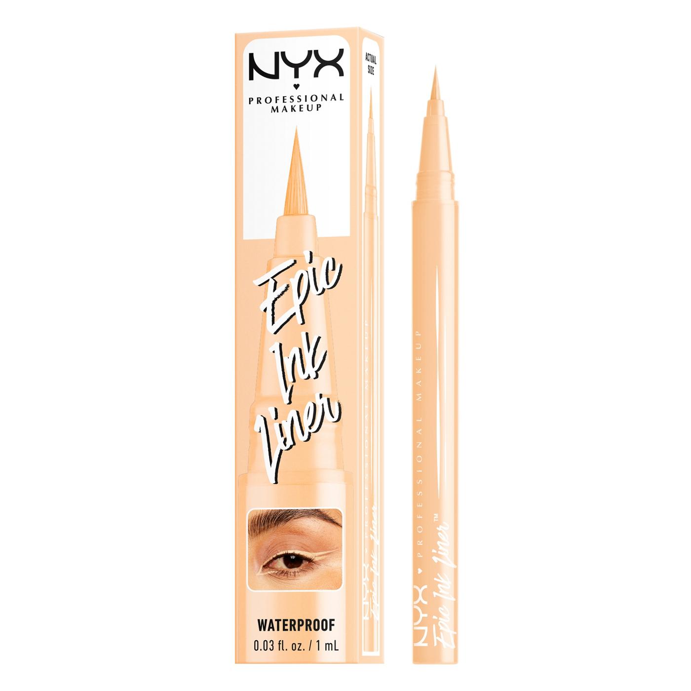 NYX Epic Ink Liner - Marshmallow; image 3 of 5