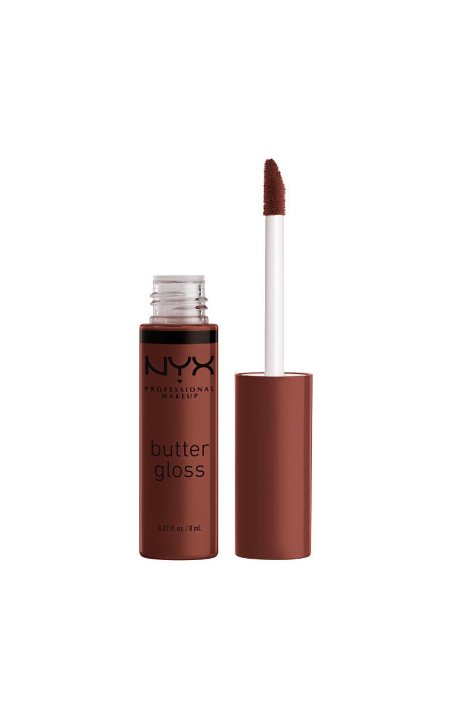 NYX Butter Lip Gloss - Brownie Drip; image 1 of 3