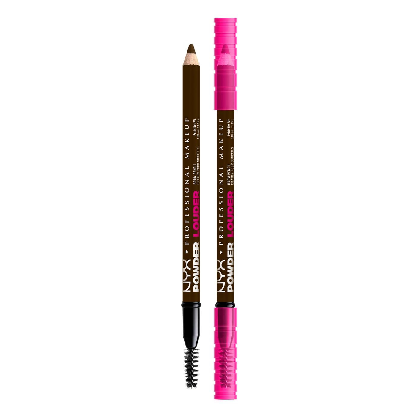 NYX Powder Louder Brow Pencil - Ash Brown; image 4 of 5