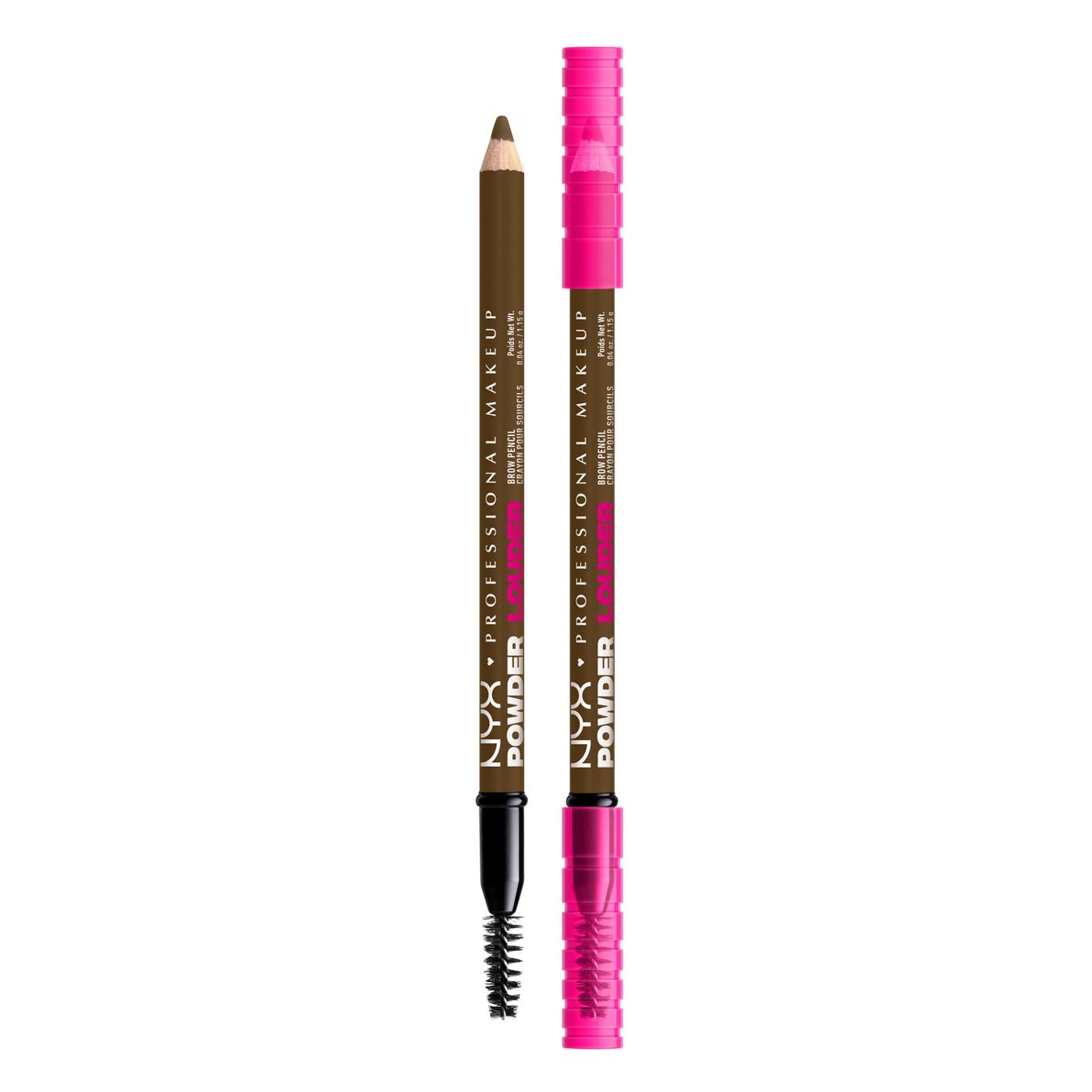 NYX Powder Louder Brow Pencil - Soft Brown; image 4 of 5