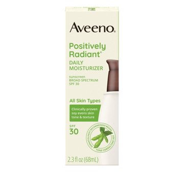 Aveeno Positively Radiant Daily Moisturizer - SPF 30