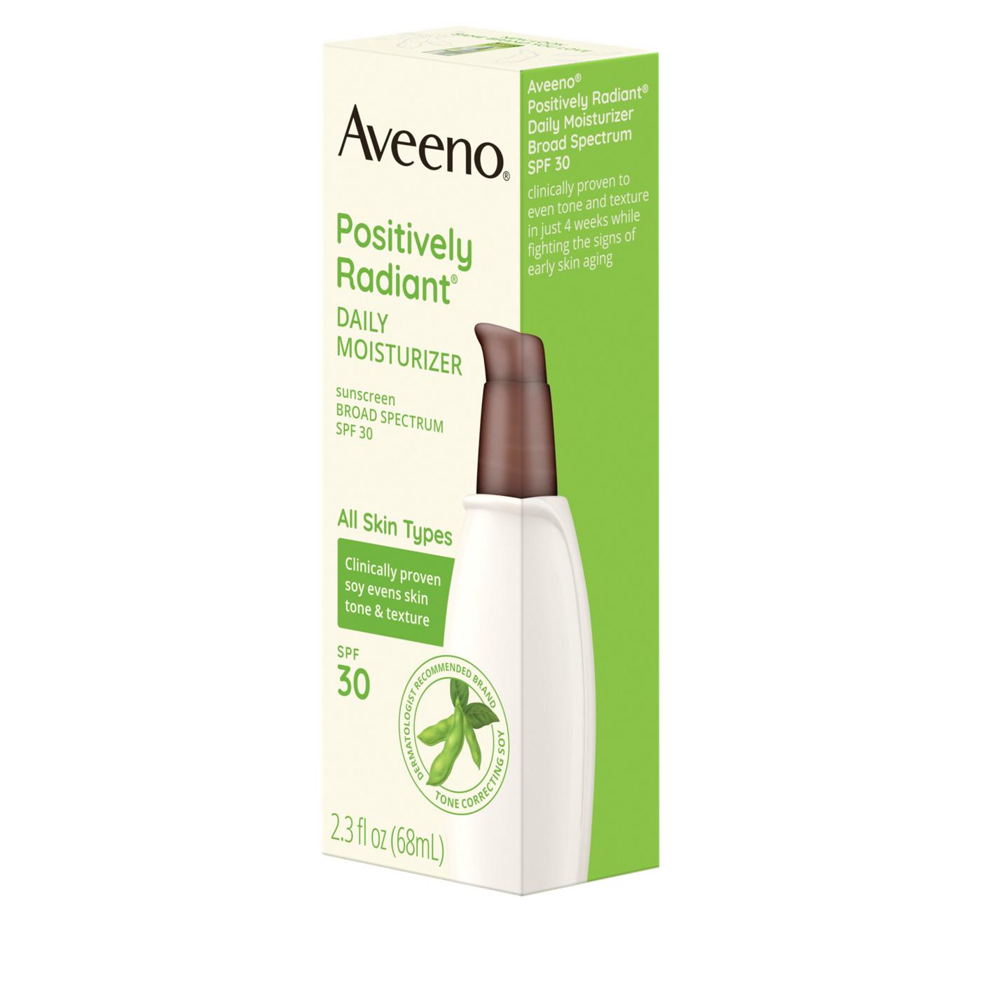 Aveeno Positively Radiant Daily Moisturizer - SPF 30; image 6 of 8