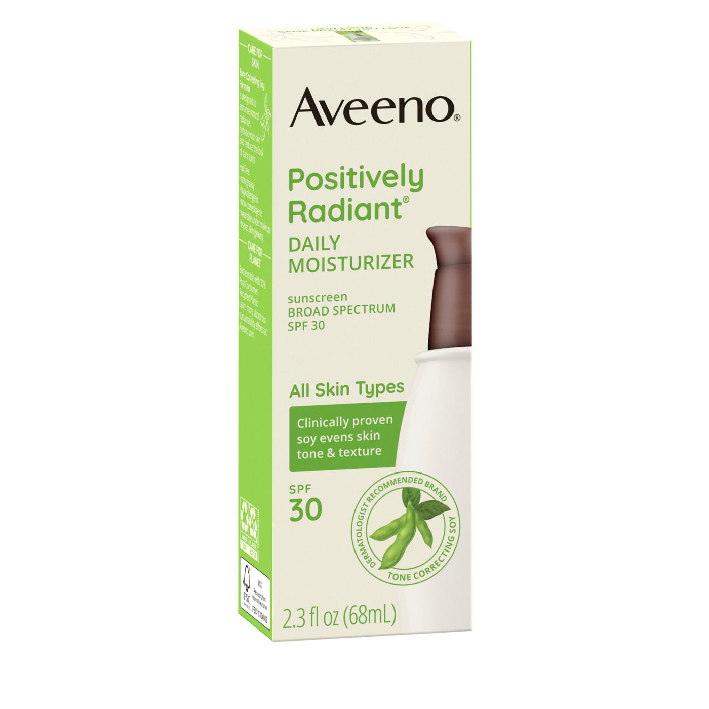 Aveeno Positively Radiant Daily Moisturizer - SPF 30; image 7 of 8