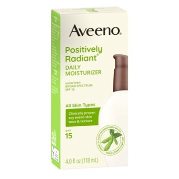 Aveeno Positively Radiant Daily Moisturizer - SPF 15