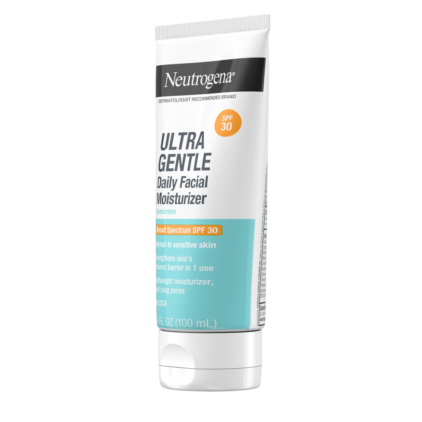 Neutrogena Ultra Gentle Daily Face Moisturizer with SPF 30; image 8 of 8