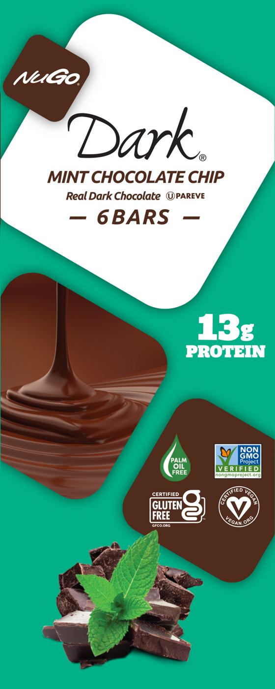 NuGo Dark 13g Protein Bars Mint Chocolate Chip Shop Granola & snack