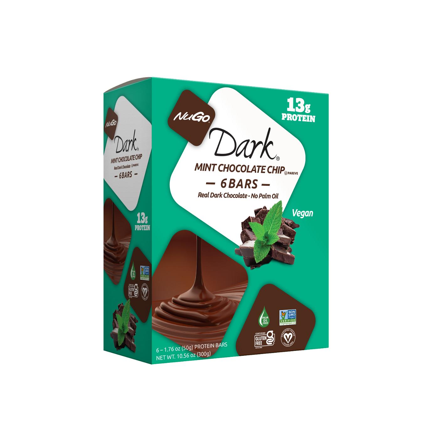 NuGo Dark 13g Protein Bars Mint Chocolate Chip Shop Granola & snack