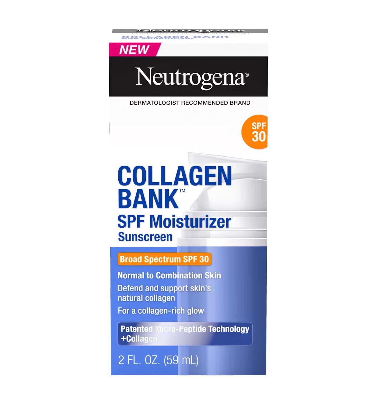 Neutrogena Collagen Bank Daily Face Moisturizer - SPF 30; image 1 of 8