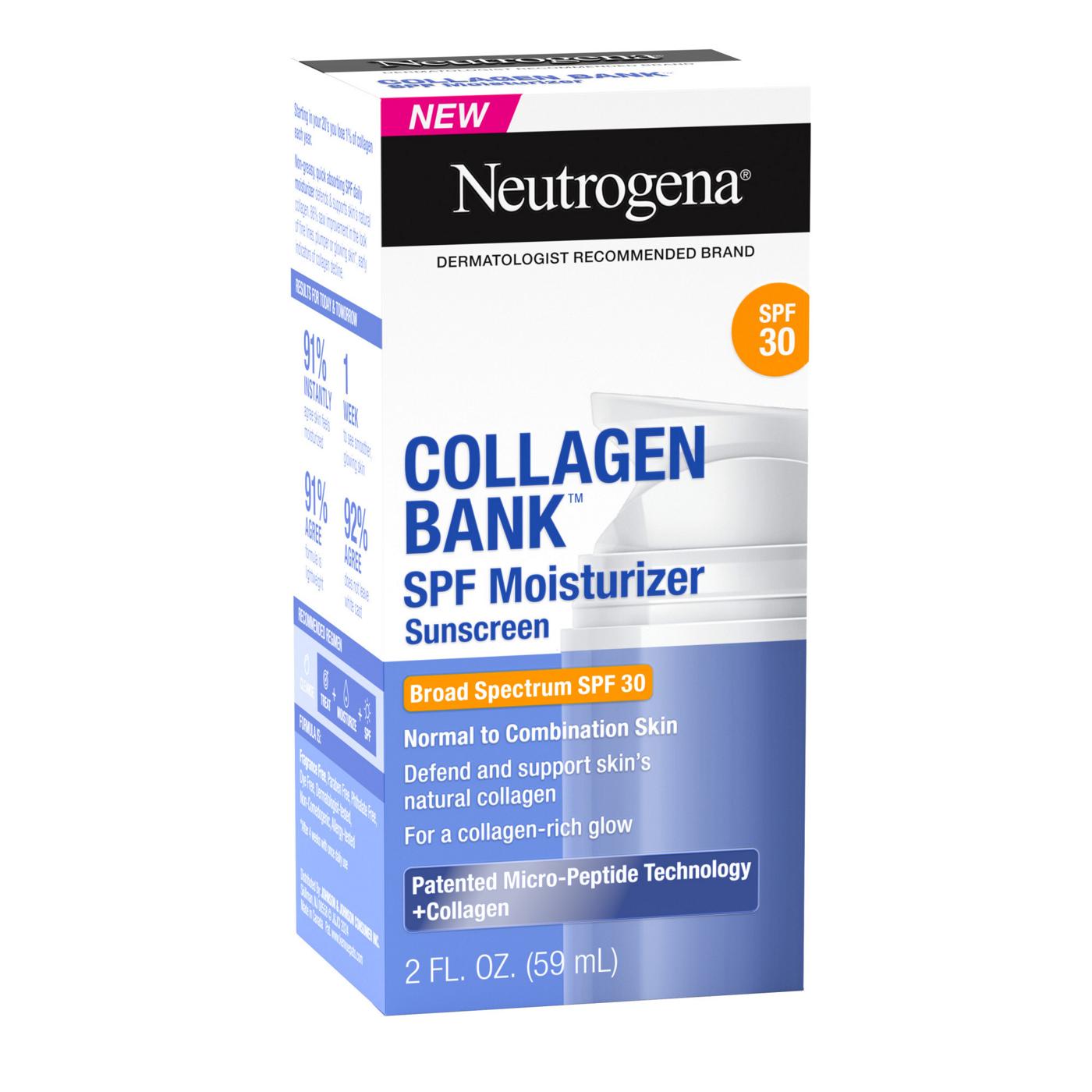 Neutrogena Collagen Bank Daily Face Moisturizer - SPF 30; image 7 of 8