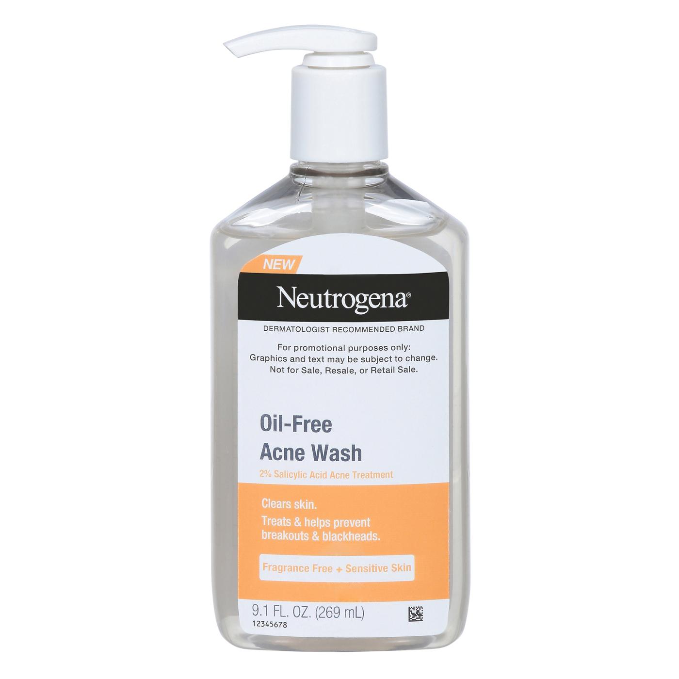 Neutrogena Oil-Free Acne Wash; image 1 of 3