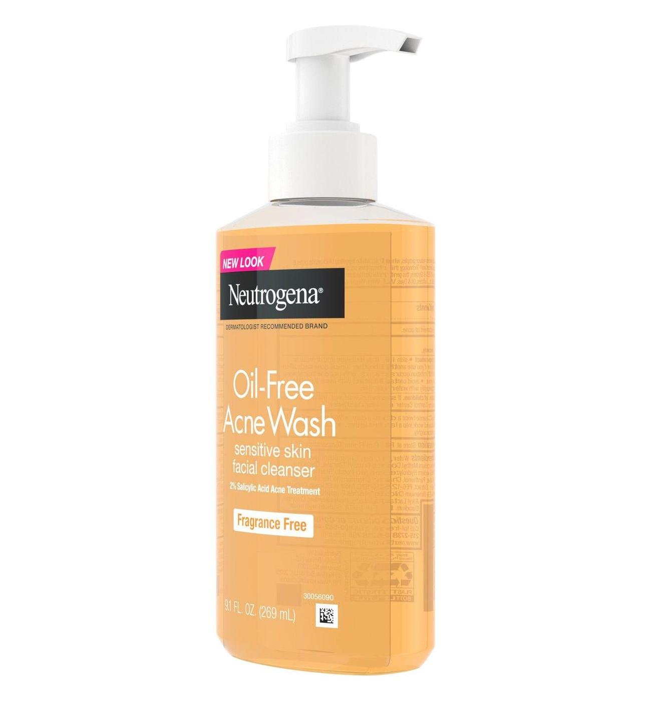 Neutrogena Oil-Free Acne Fighting Face Wash; image 7 of 8