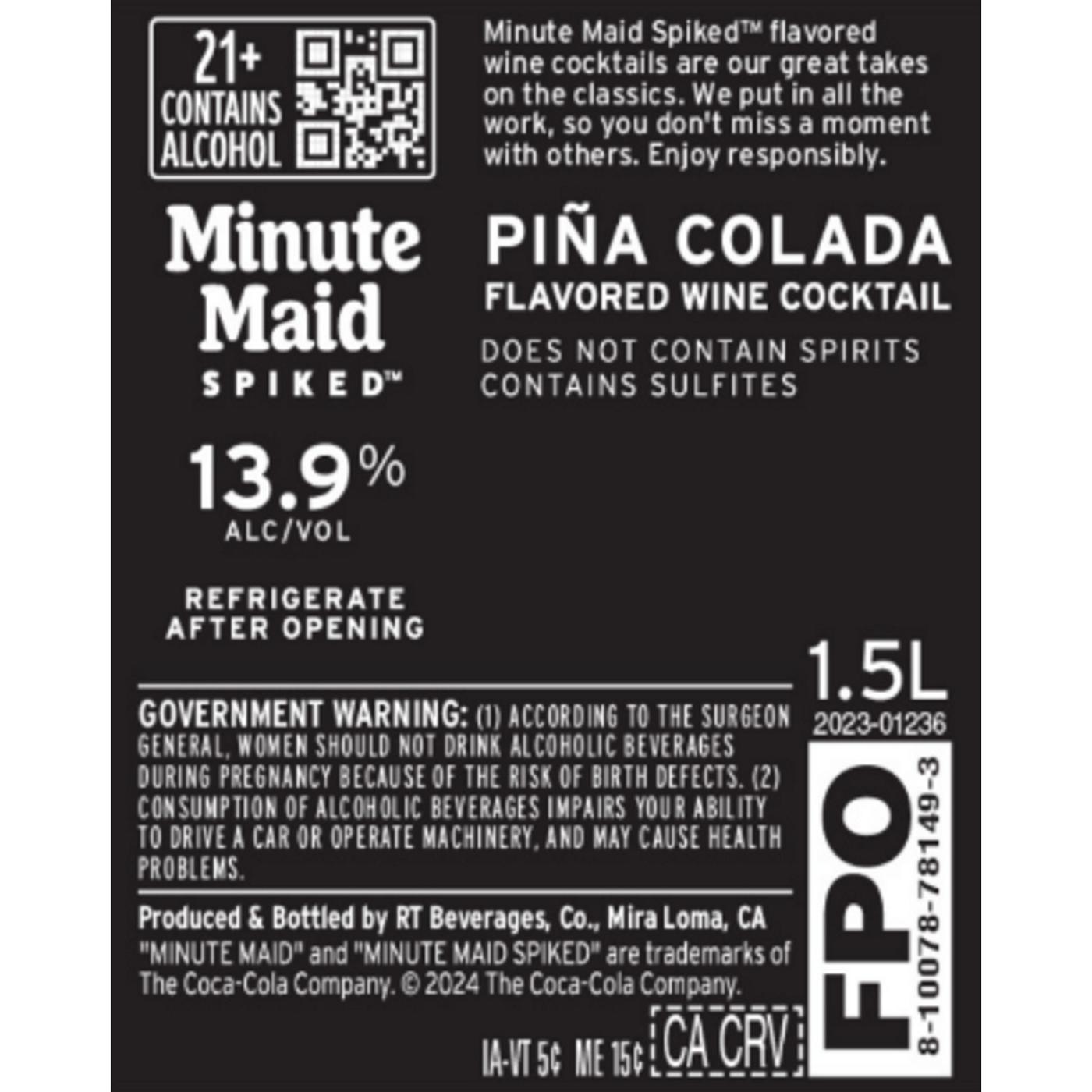 Minute Maid Spiked Pina Colada; image 4 of 4