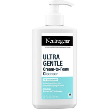 Neutrogena Ultra Gentle Cream-to-Foam Daily Facial Cleanser