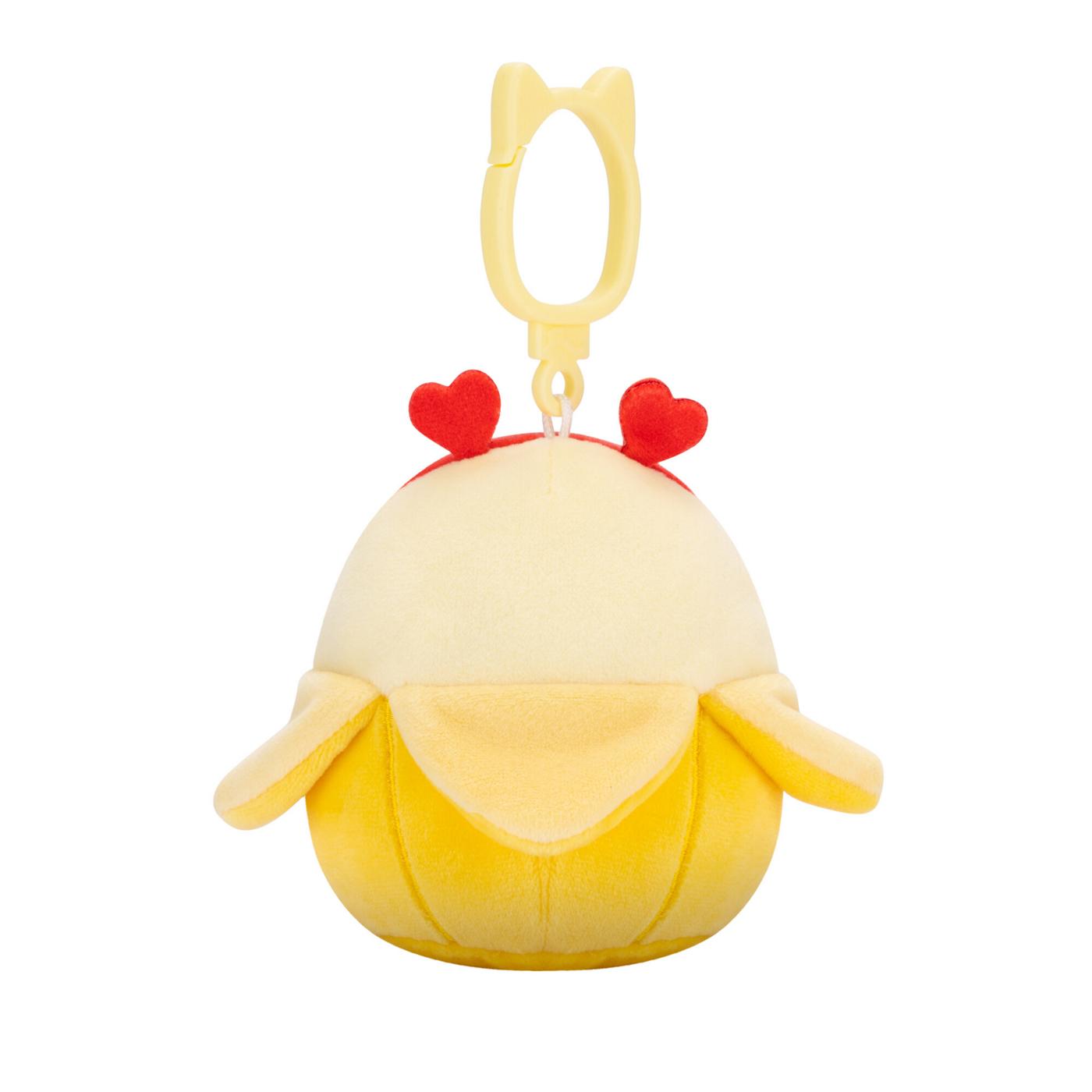 Squishmallows Winking Banana Valentine's Plush Clip; image 3 of 4