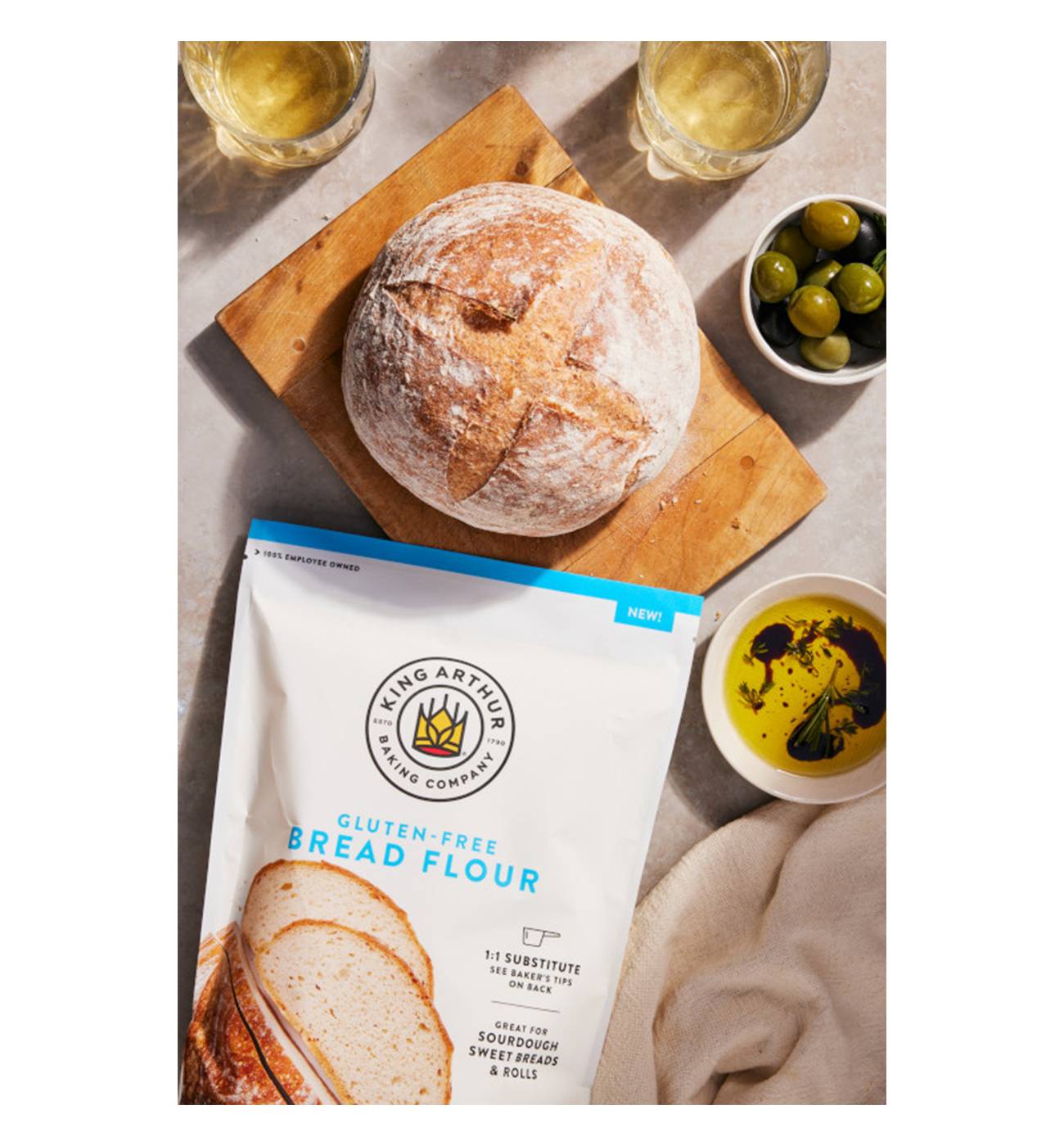 King Arthur Gluten Free Bread Flour; image 4 of 5