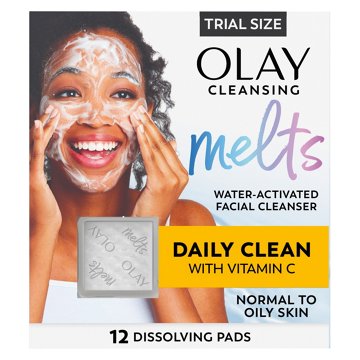 Olay Cleansing Melts + Vitamin C Face Cleanser