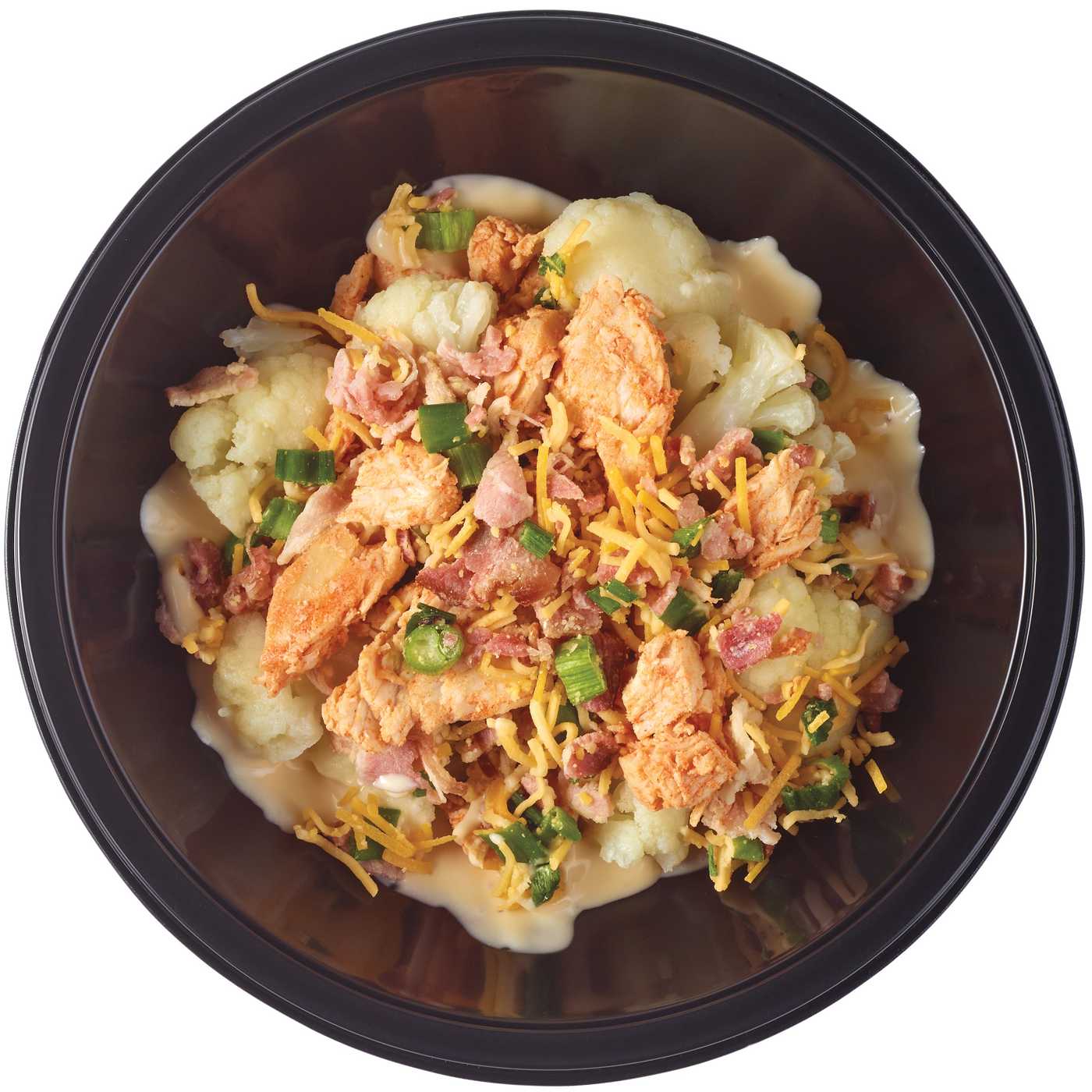 Meal Simple by H-E-B Low-Carb Lifestyle BBQ Chicken & Loaded Cauliflower Bowl; image 1 of 2