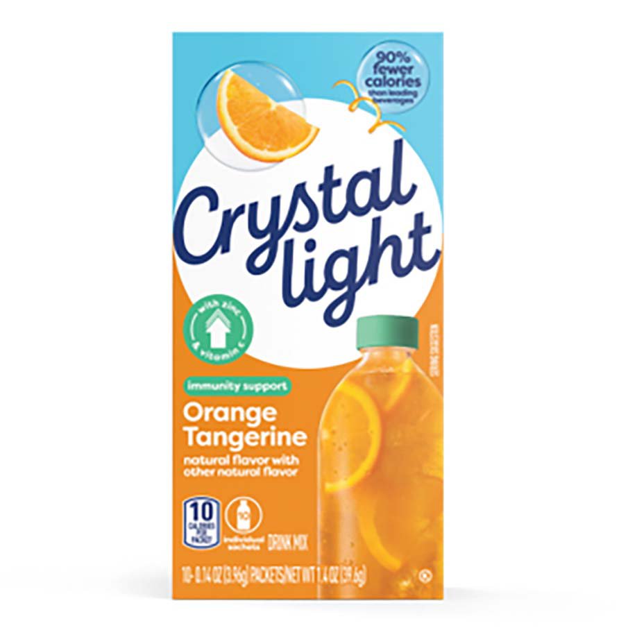 Crystal Light Immunity Support Drink Mix Orange Tangerine - Shop Mixes 