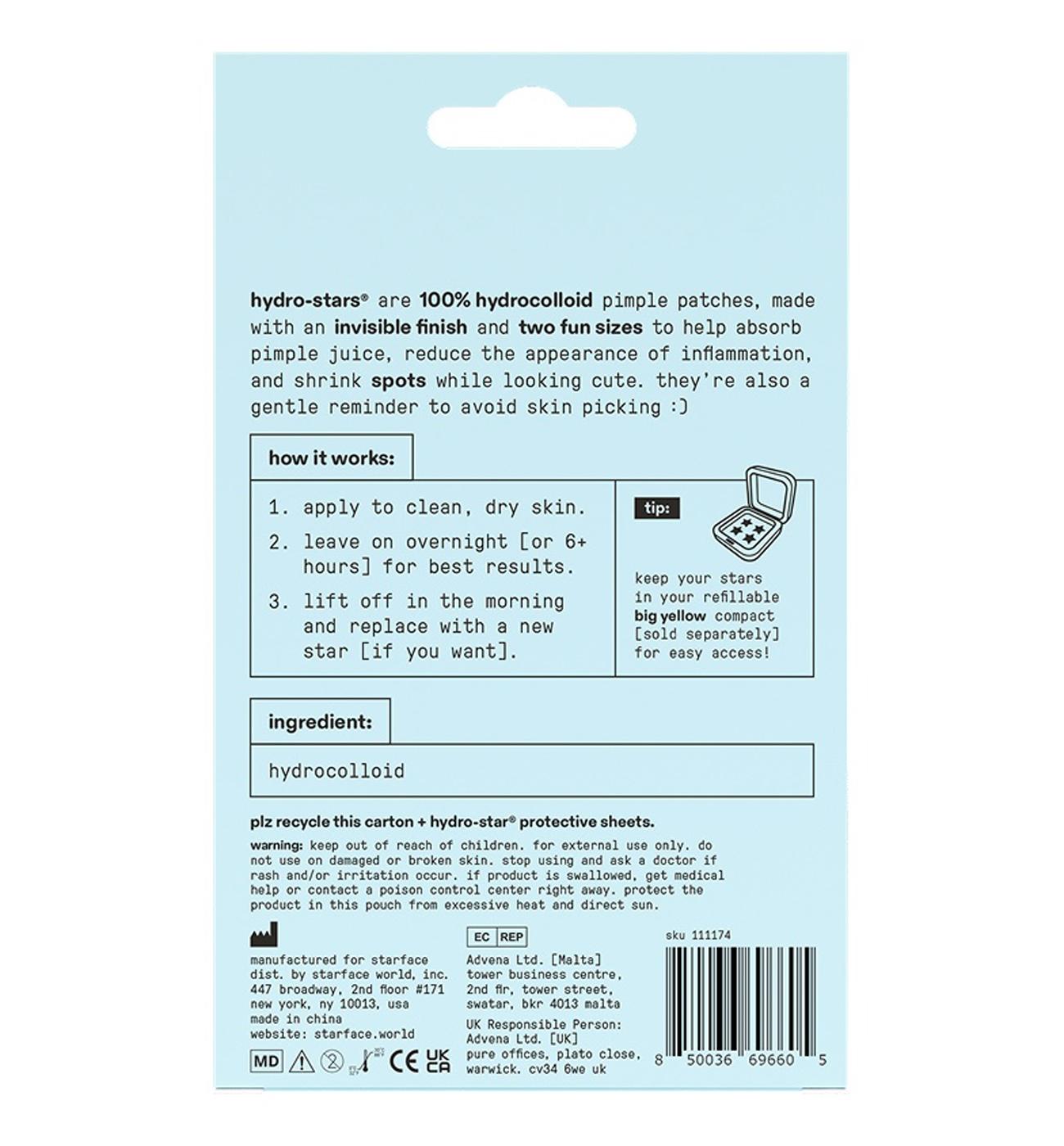 Starface Hydro-Star Clear Pimple Patches; image 4 of 6