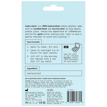 Starface Hydro-Star Clear Pimple Patches, 32 ct