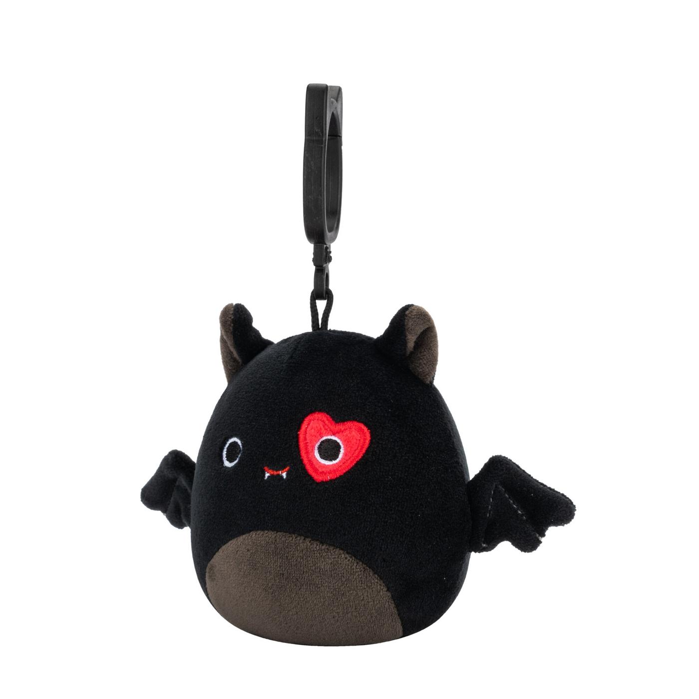 Squishmallows Black Bat Valentine's Plush Clip; image 4 of 4