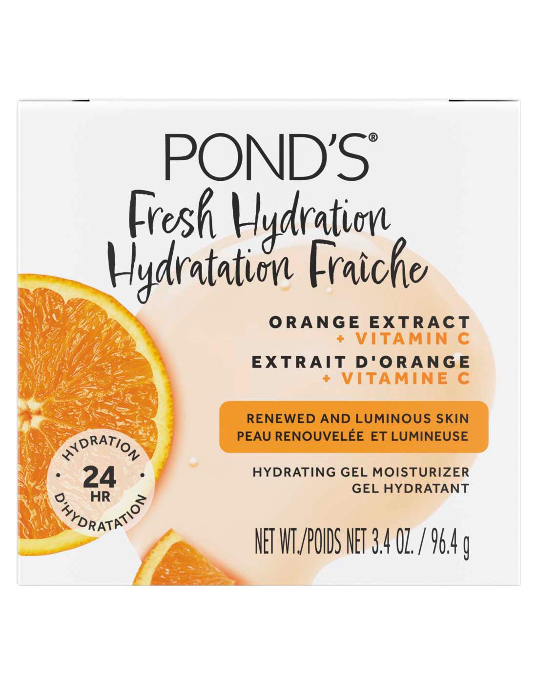 Pond's Fresh Hydration +Vitman C Gel Moisturizer; image 1 of 5