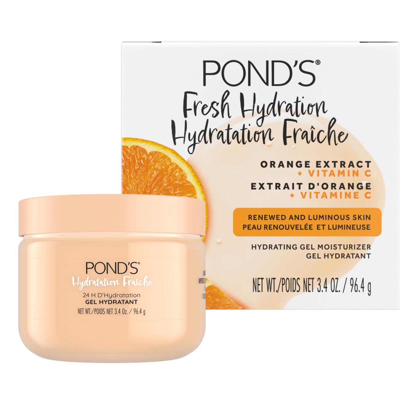 Pond's Fresh Hydration +Vitman C Gel Moisturizer; image 2 of 5