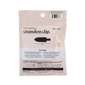 Kitsch Eco-Friendly Crealess Clips - Black Terrazzo