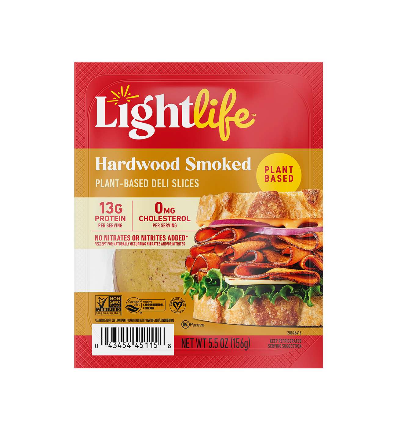 Lightlife Hardwood Smoked Plant-Based Deli Slices; image 1 of 2