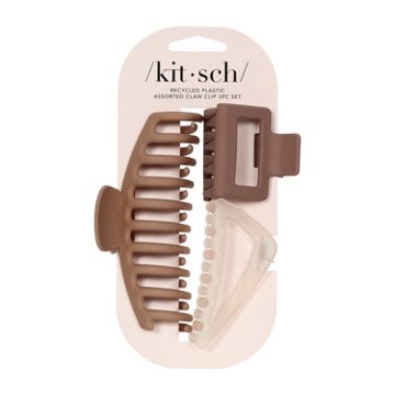 Kitsch Assorted Claw Clip Set - Neutral