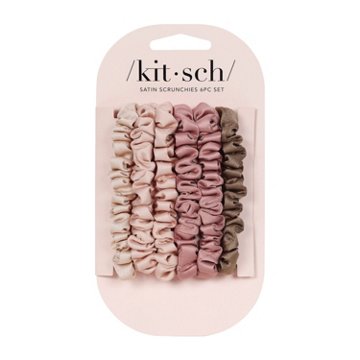 Kitsch Satin Scrunchies - Terracotta