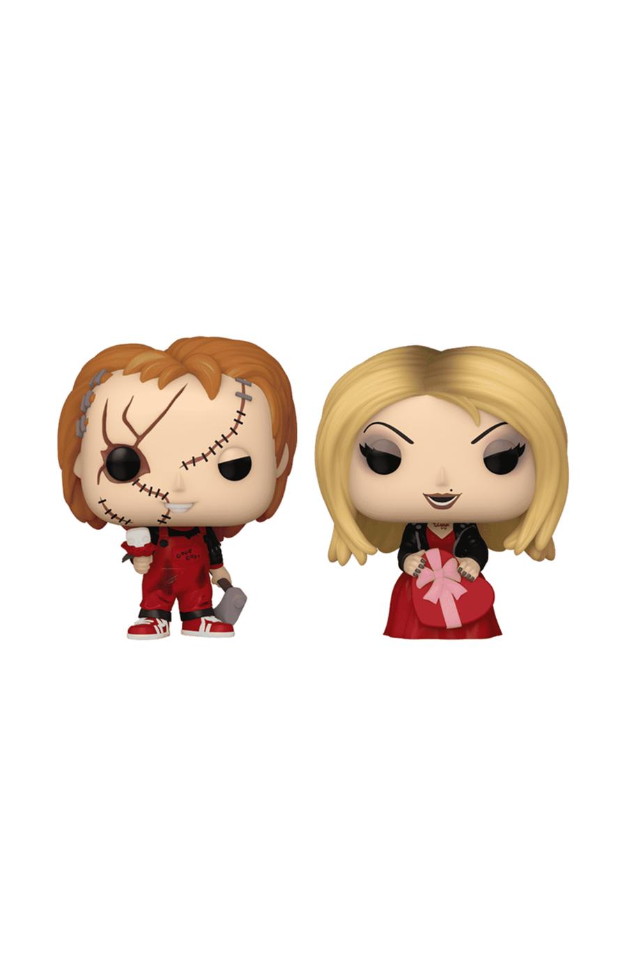 Funko Pocket Pop! Chucky & Tiffany Valentine's Vinyl Figures; image 1 of 2