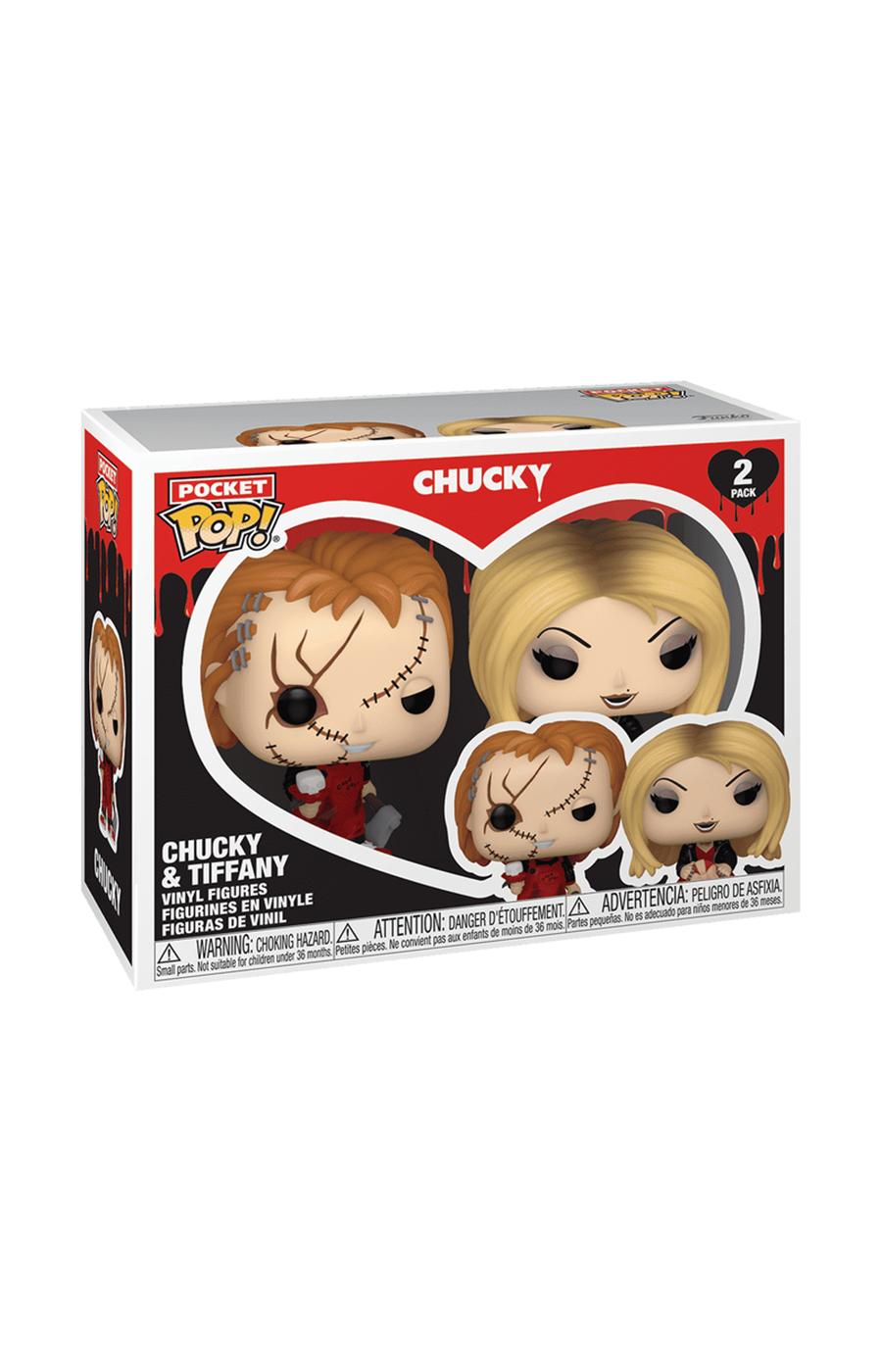 Funko Pocket Pop! Chucky & Tiffany Valentine's Vinyl Figures; image 2 of 2