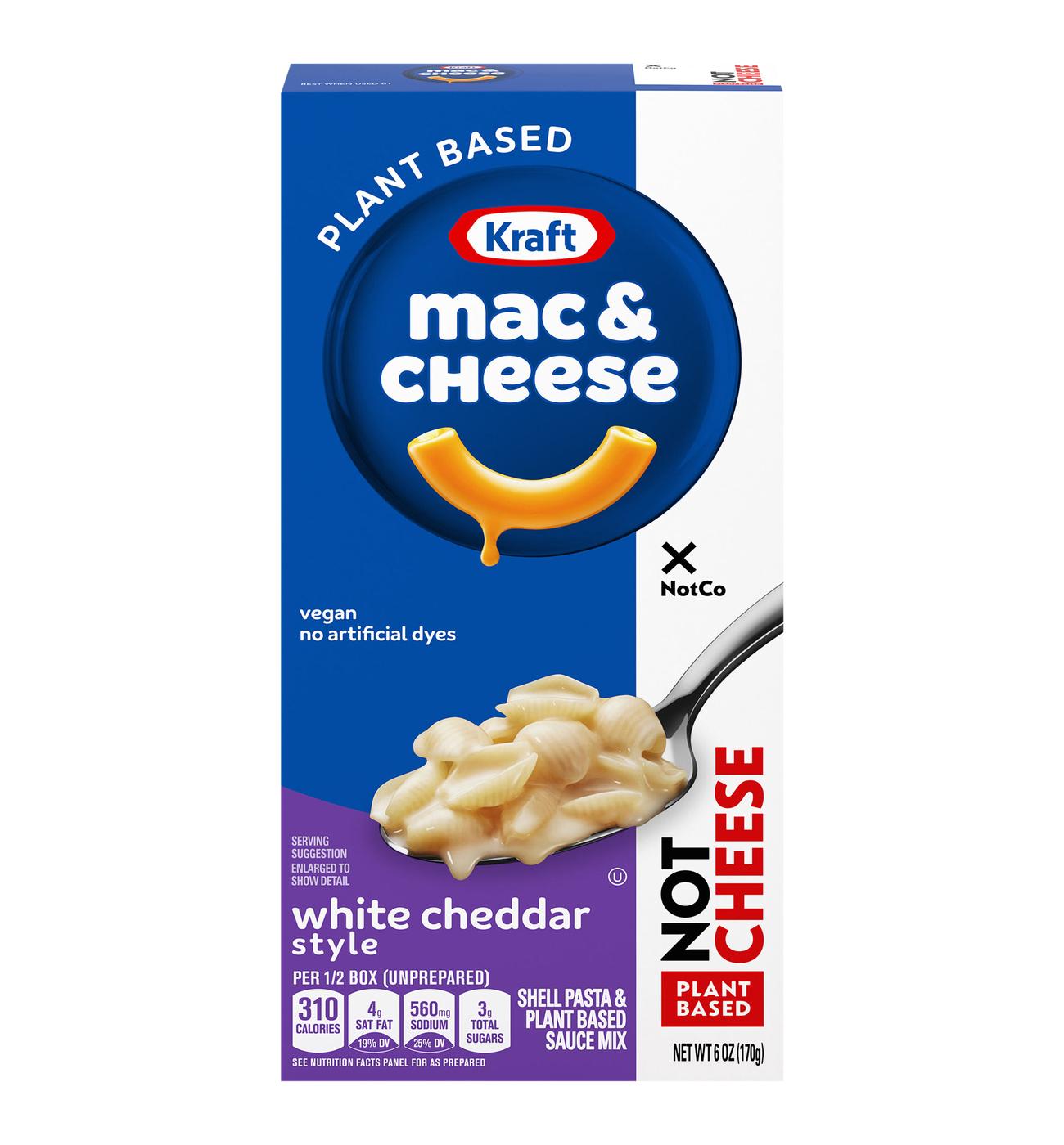 Kraft Plant Based Mac & Cheese - White Cheddar Style; image 1 of 6