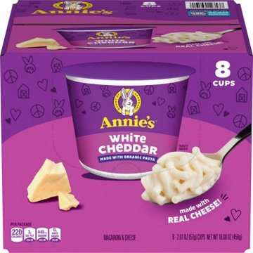 Annie's White Cheddar Macaroni & Cheese Cups
