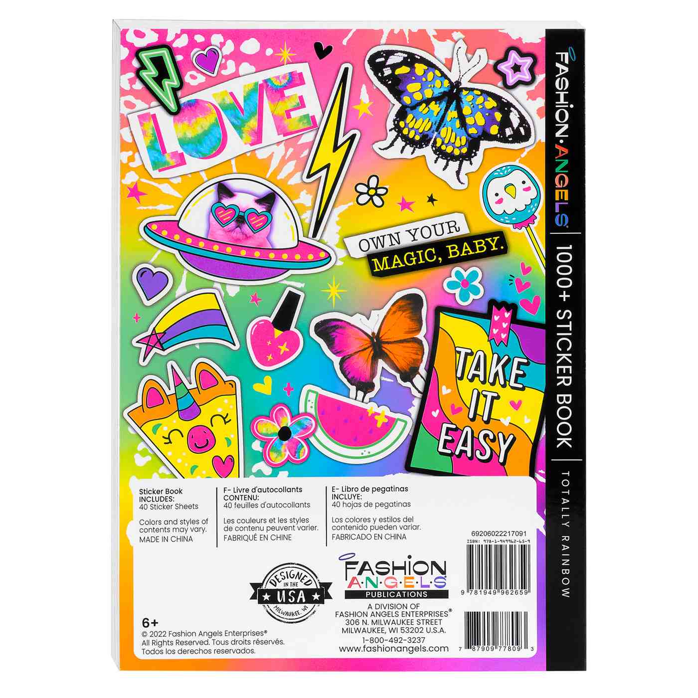 Fashion Angels 1000+ Totally Rainbow Sticker Book - Series 3; image 5 of 8