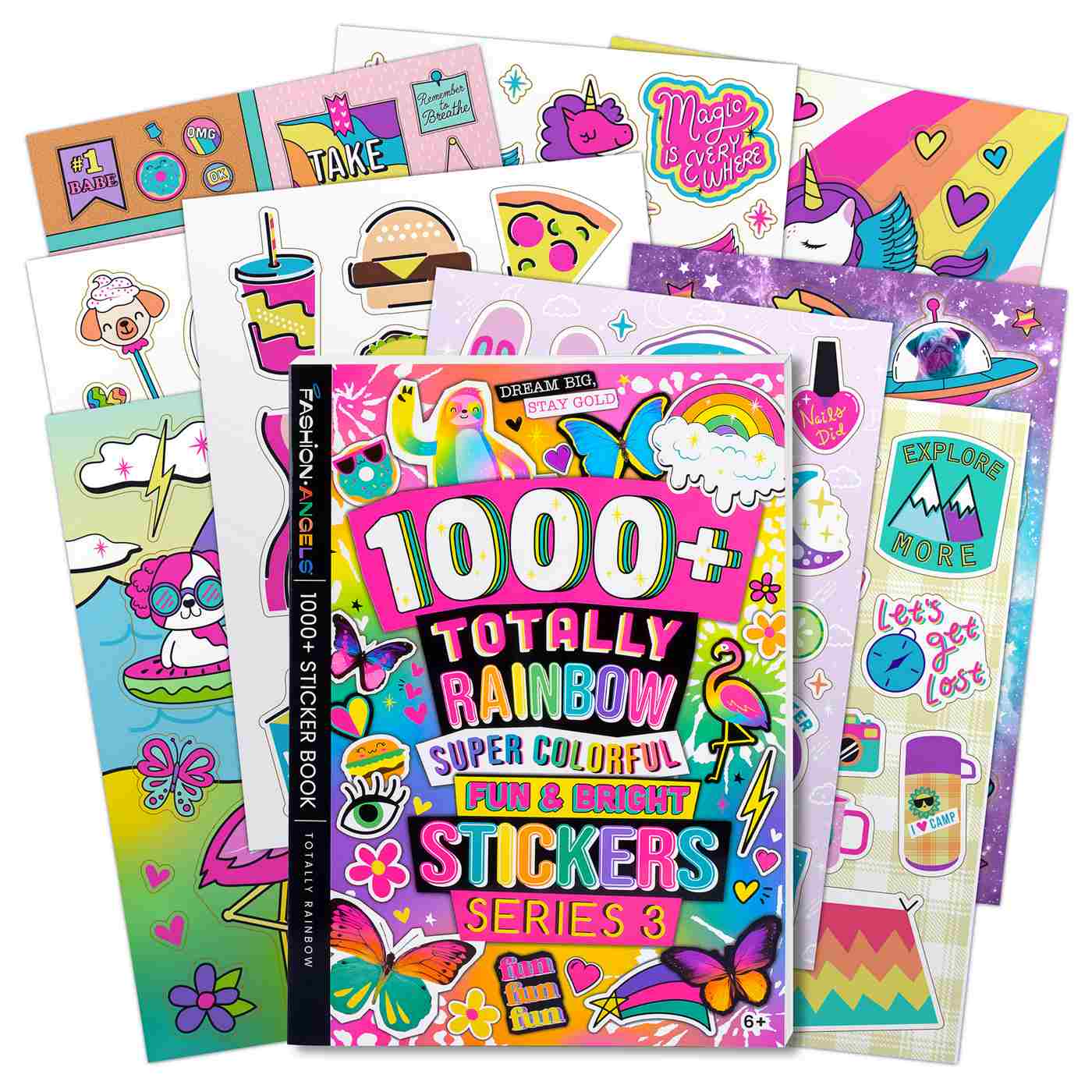 Fashion Angels 1000+ Totally Rainbow Sticker Book - Series 3; image 6 of 8