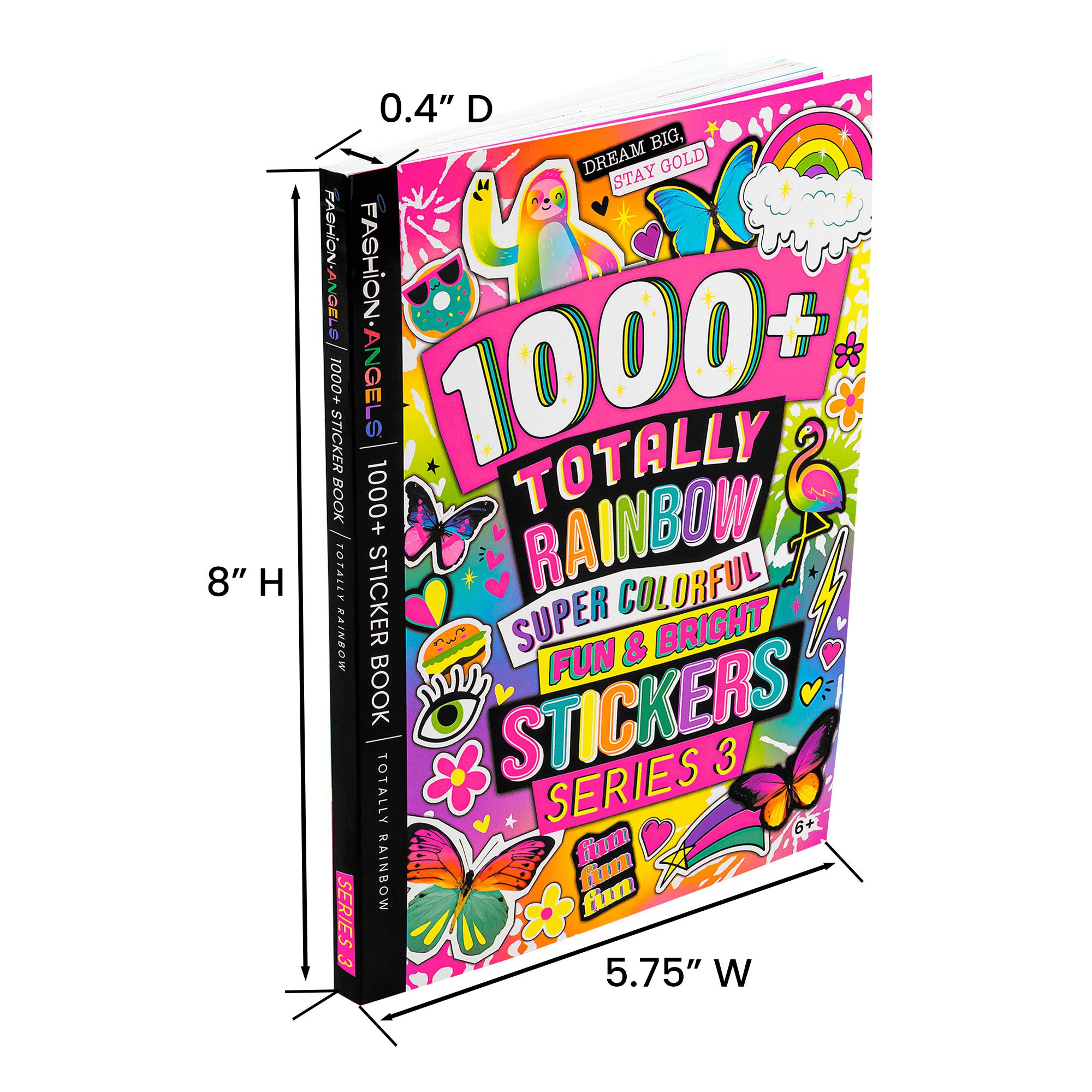 Fashion Angels 1000+ Totally Rainbow Sticker Book - Series 3