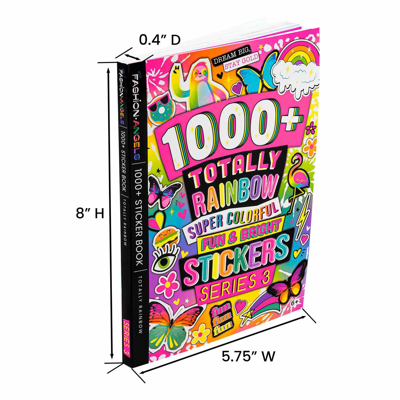 Fashion Angels 1000+ Totally Rainbow Sticker Book - Series 3; image 7 of 8