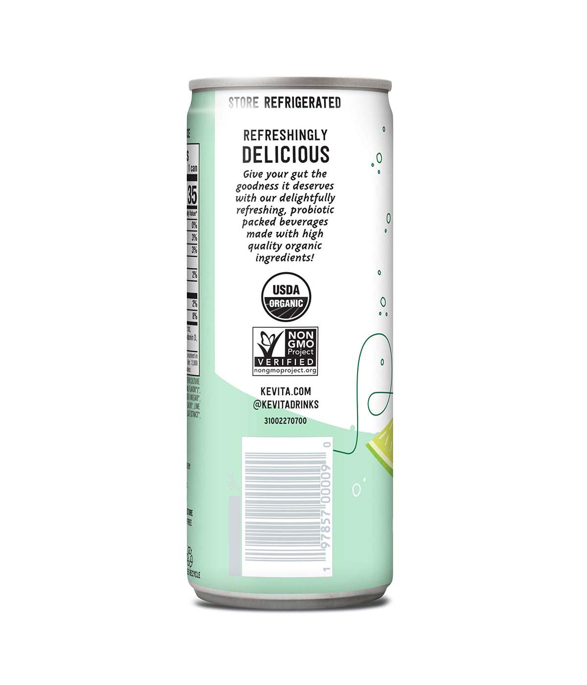 KeVita Probiotic Refresher Sparkling Mojita Lime Mint Drink; image 3 of 4