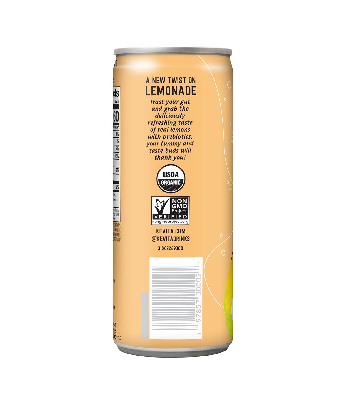 KeVita Mango Sparkling Lemonade with Prebiotics ; image 3 of 4