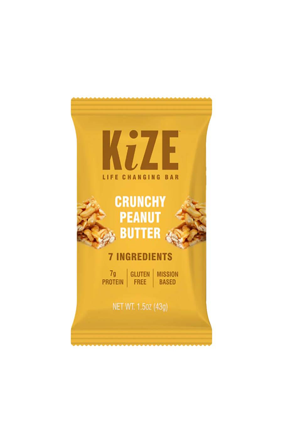 Kize Crunchy Peanut Butter Bar; image 1 of 2